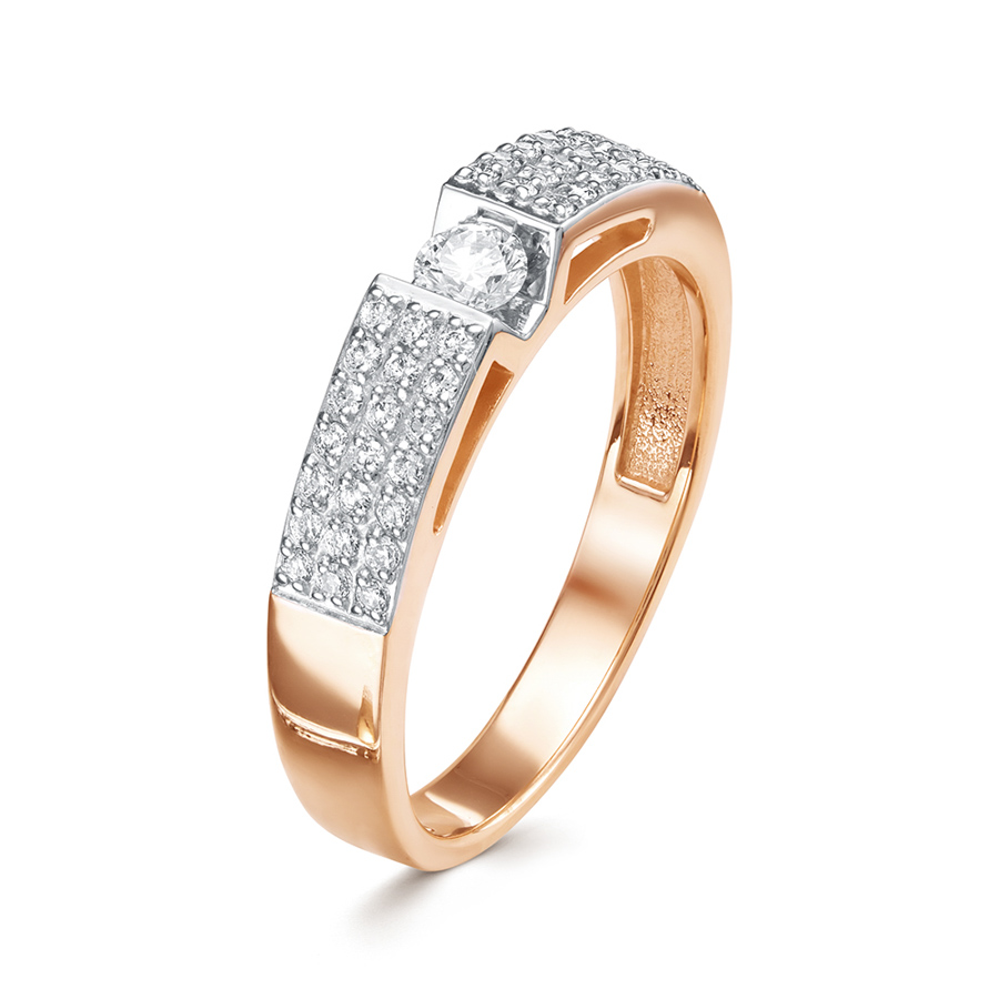 Кольцо, золото, бриллиант, 3427-110